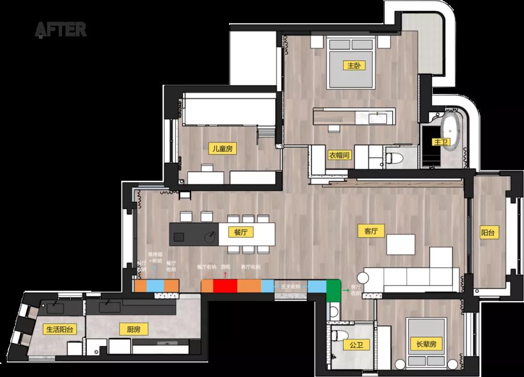 超強隱形收納+絕美落地窗景，這個搭配范本必看！	