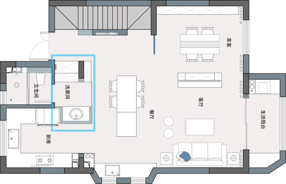 年度最走心的120㎡Loft，兩室變?nèi)遥娣绕粮匾獈