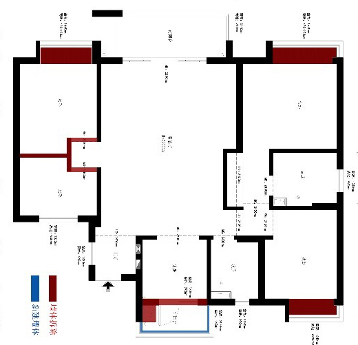 100㎡小四居改造大三居，兩個字“通透”	