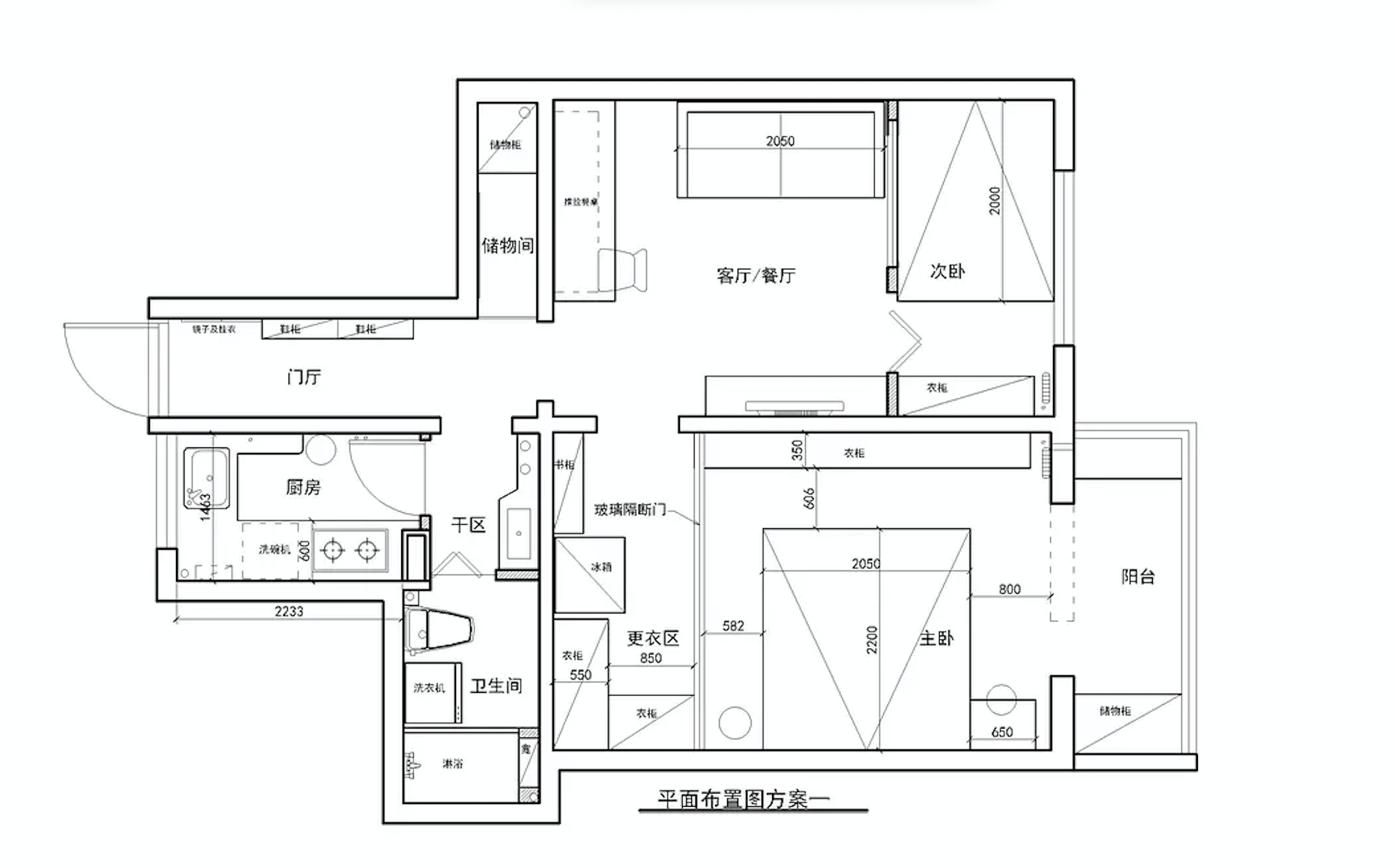 室內光線昏暗怎么辦，不如試試玻璃全屋，這套輕奢簡約宅火了	